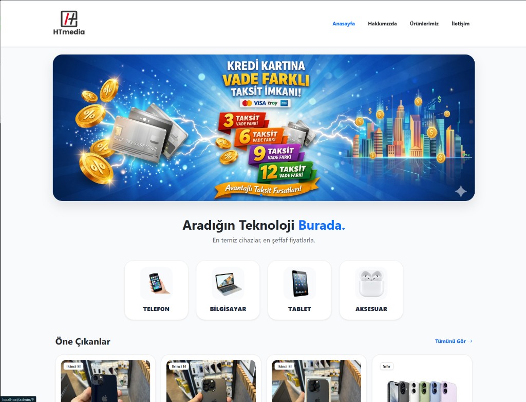 HTmedia Mağaza Anasayfa